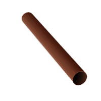 Труба водосточная, алюминий, d-100 мм, L-3 м, красно-кирпичный, LINKOR